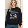 Back in the Saddle Crewneck Sweater - Adult & Kids T-Shirts, Sweatshirts & Hoodies apparel design preview 1
