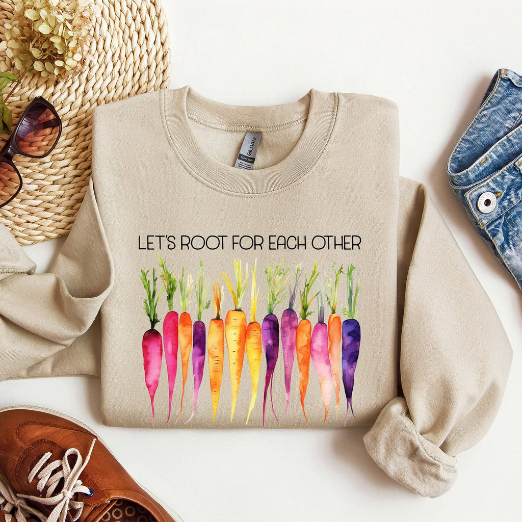 Let's Root For Each Other, Gardening, Positivity - Adult & Kids T-Shirts, Sweatshirts & Hoodies apparel design preview 1