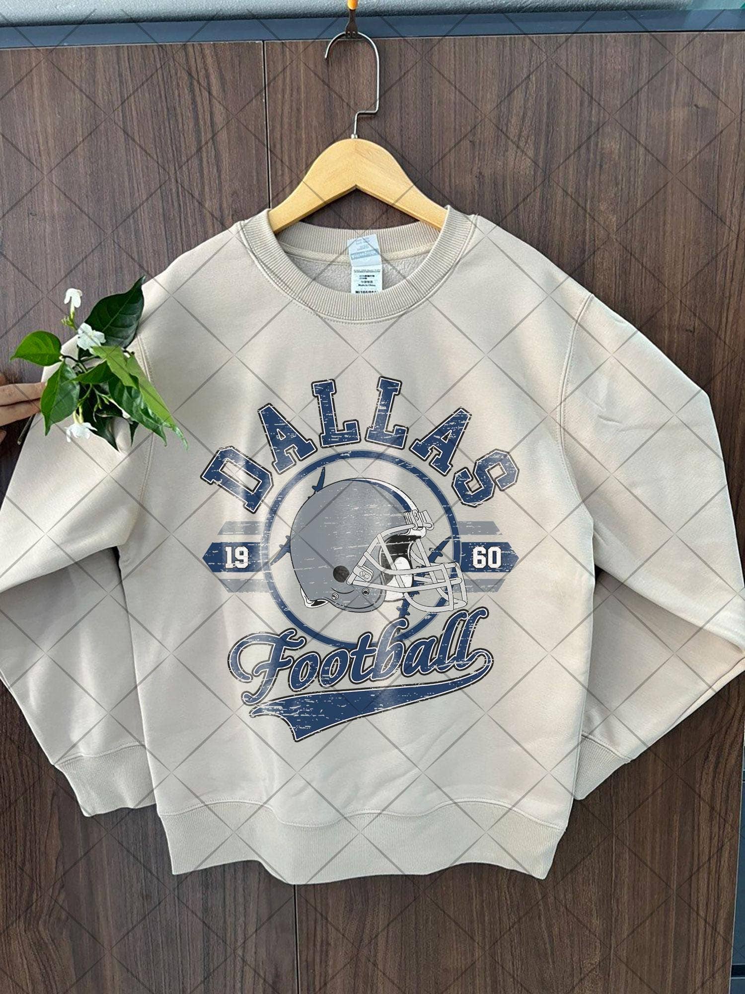 Vintage Dallas Football Game Day Bundle - Adult & Kids T-Shirts, Sweatshirts & Hoodies apparel design preview 1