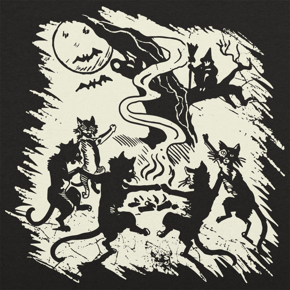 Black Cat Dance - Adult & Kids T-Shirts, Sweatshirts & Hoodies apparel design preview 1