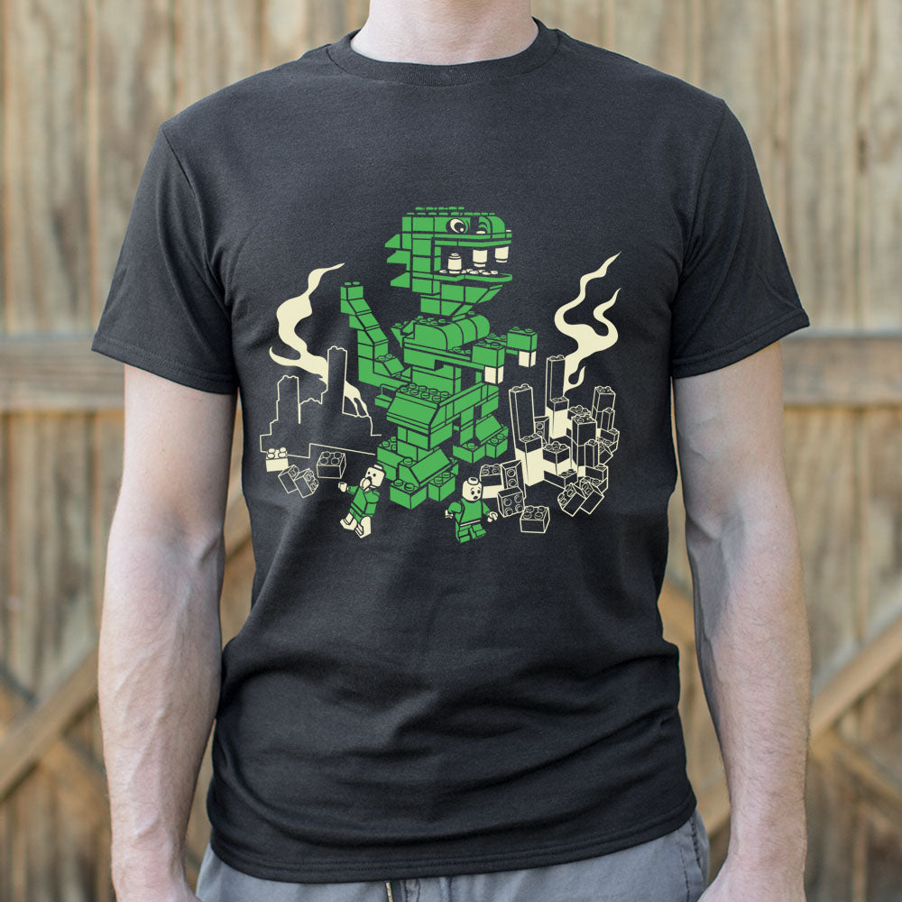 Blockzilla Returns - Adult & Kids T-Shirts, Sweatshirts & Hoodies apparel design preview 1