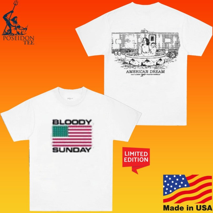 Bloody Sunday American Dream Flag - Adult & Kids T-Shirts, Sweatshirts & Hoodies apparel design preview 1