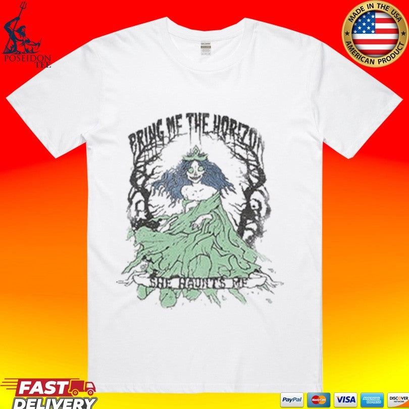 Bring Me The Horizon She Haunts - Adult & Kids T-Shirts, Sweatshirts & Hoodies apparel design preview 1