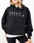 Dancing Skeletons, Funny, Ghost, Spooky, Halloween - Adult & Kids T-Shirts, Sweatshirts & Hoodies apparel design preview 1