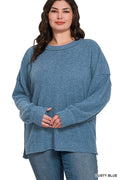 ..SI-27163 Plus Brushed Ribbed Hacci Exposed Seam - Adult & Kids T-Shirts, Sweatshirts & Hoodies apparel design preview 1