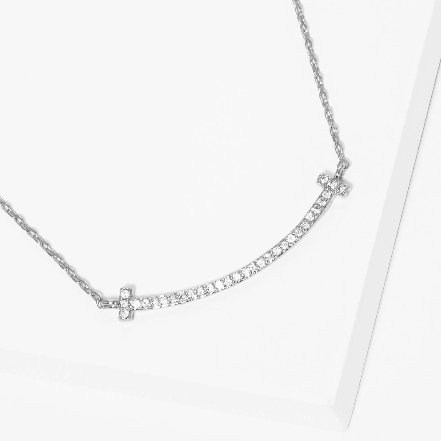 Cubic Zirconia Gold Dipped Pendant Necklace - Adult & Kids T-Shirts, Sweatshirts & Hoodies apparel design preview 1