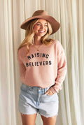 Raising Believers Graphic Fleece - Adult & Kids T-Shirts, Sweatshirts & Hoodies apparel design preview 1