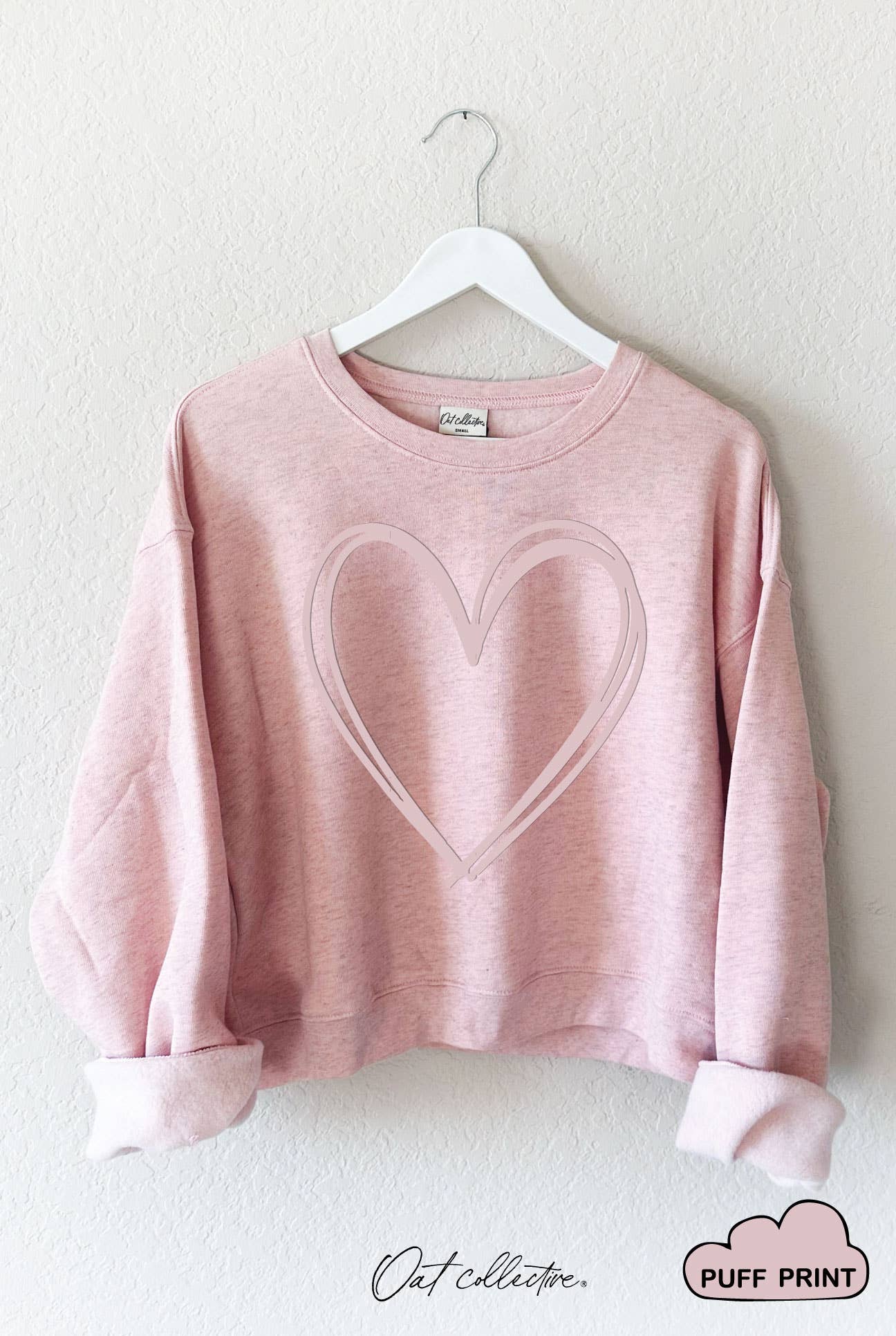 Heart Puff Mid Graphic - Adult & Kids T-Shirts, Sweatshirts & Hoodies apparel design preview 1