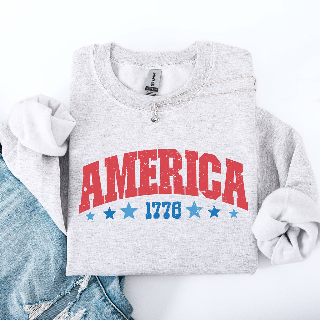 America, 1776 Patriotic, USA 4th of July - Adult & Kids T-Shirts, Sweatshirts & Hoodies apparel design preview 1