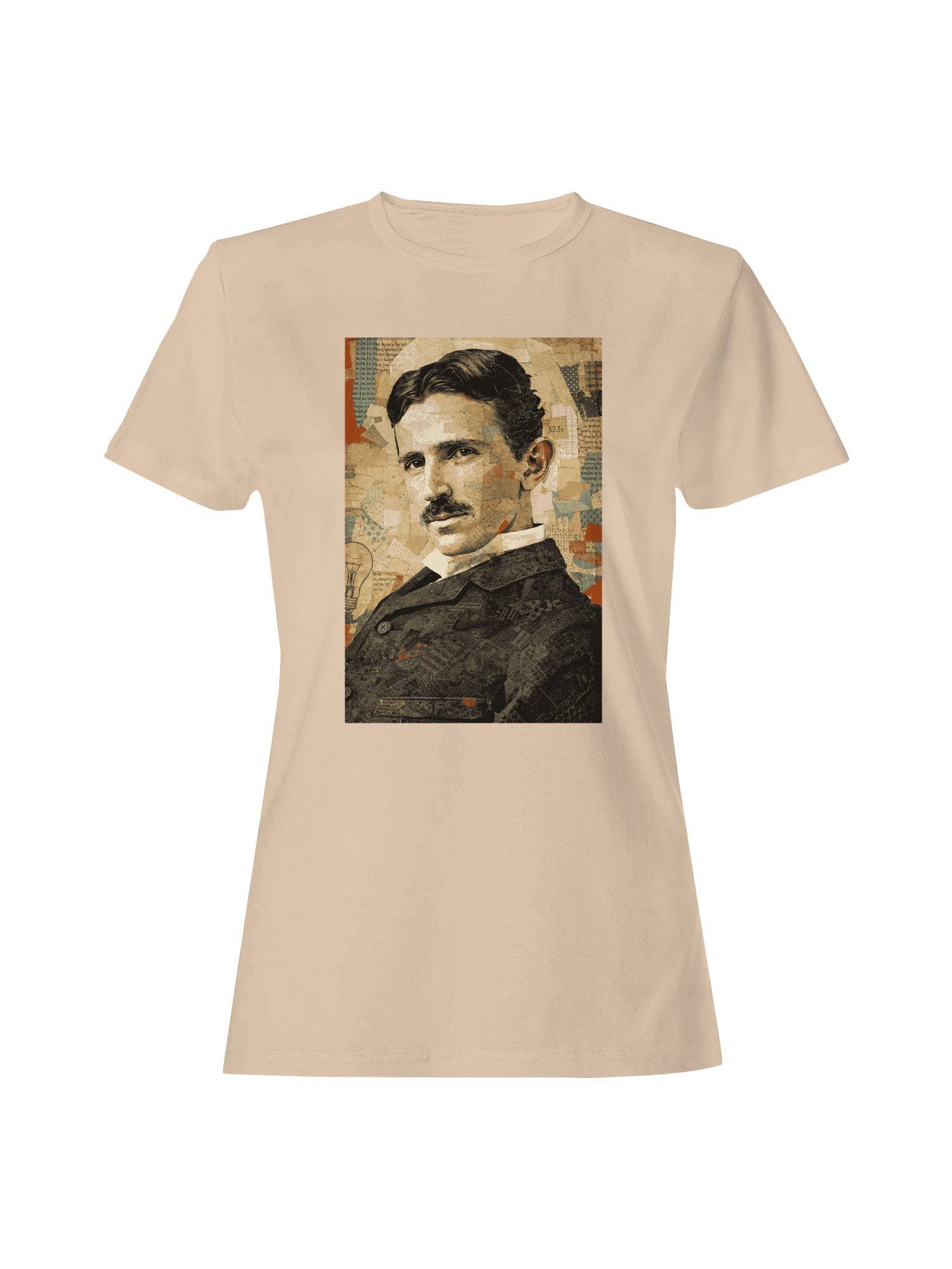 Inventor Vintage Collage Art Print Women's - Adult & Kids T-Shirts, Sweatshirts & Hoodies apparel design preview 1