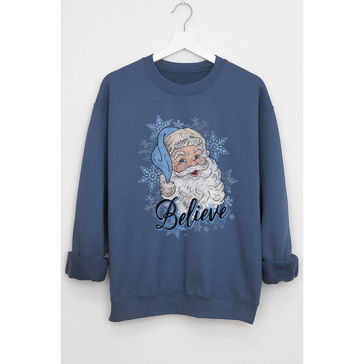 Believe Christmas Vintage Graphic - Adult & Kids T-Shirts, Sweatshirts & Hoodies apparel design preview 1