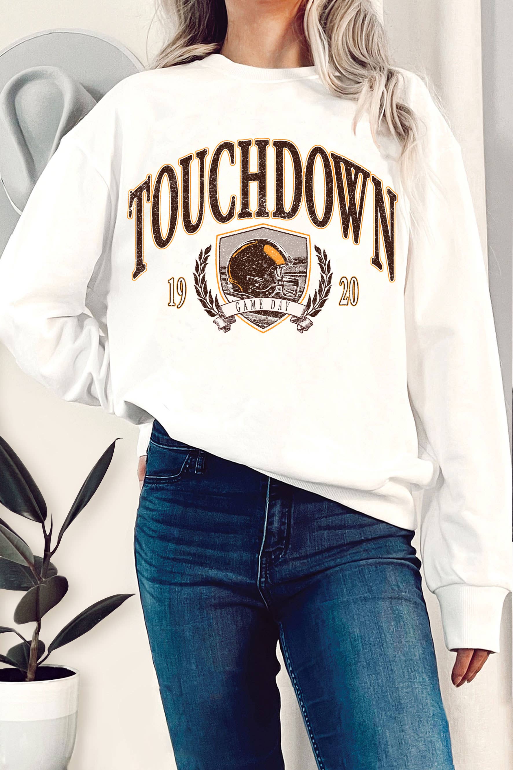 Touchdown Game Day Graphix Terry - Adult & Kids T-Shirts, Sweatshirts & Hoodies apparel design preview 1