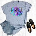 Leopard Water Color Nurse Life - Adult & Kids T-Shirts, Sweatshirts & Hoodies apparel design preview 1