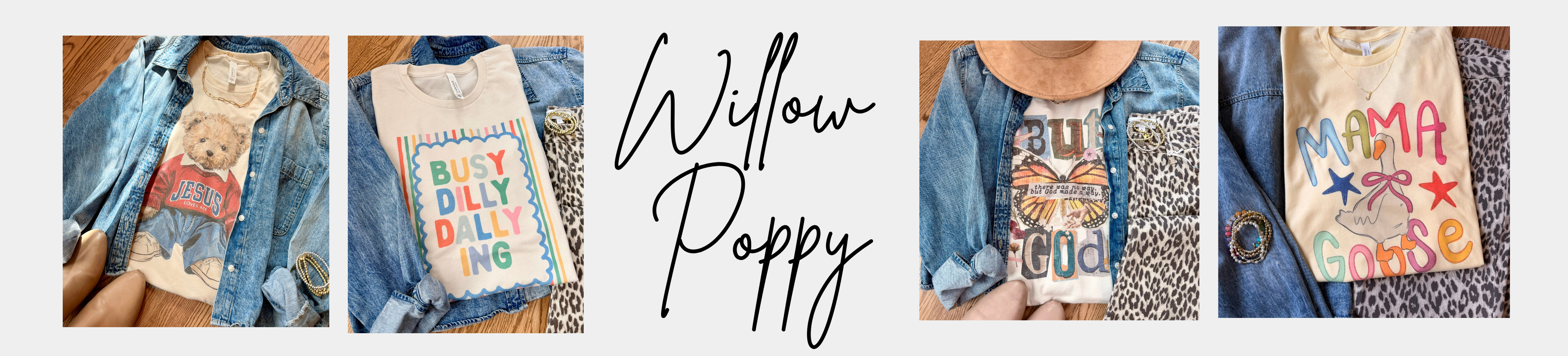 Willow Poppy - Adult & Kids T-Shirts, Sweatshirts & Hoodies apparel design preview 1