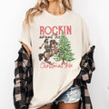 Rockin Around the Christmas Tree, Cowgirl, Country - Adult & Kids T-Shirts, Sweatshirts & Hoodies apparel design preview 1