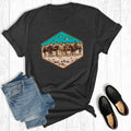 Western Desert Horses Graphic - Adult & Kids T-Shirts, Sweatshirts & Hoodies apparel design preview 1