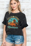 Women Graphic Print Oversize Mineral Wash Top - Adult & Kids T-Shirts, Sweatshirts & Hoodies apparel design preview 1
