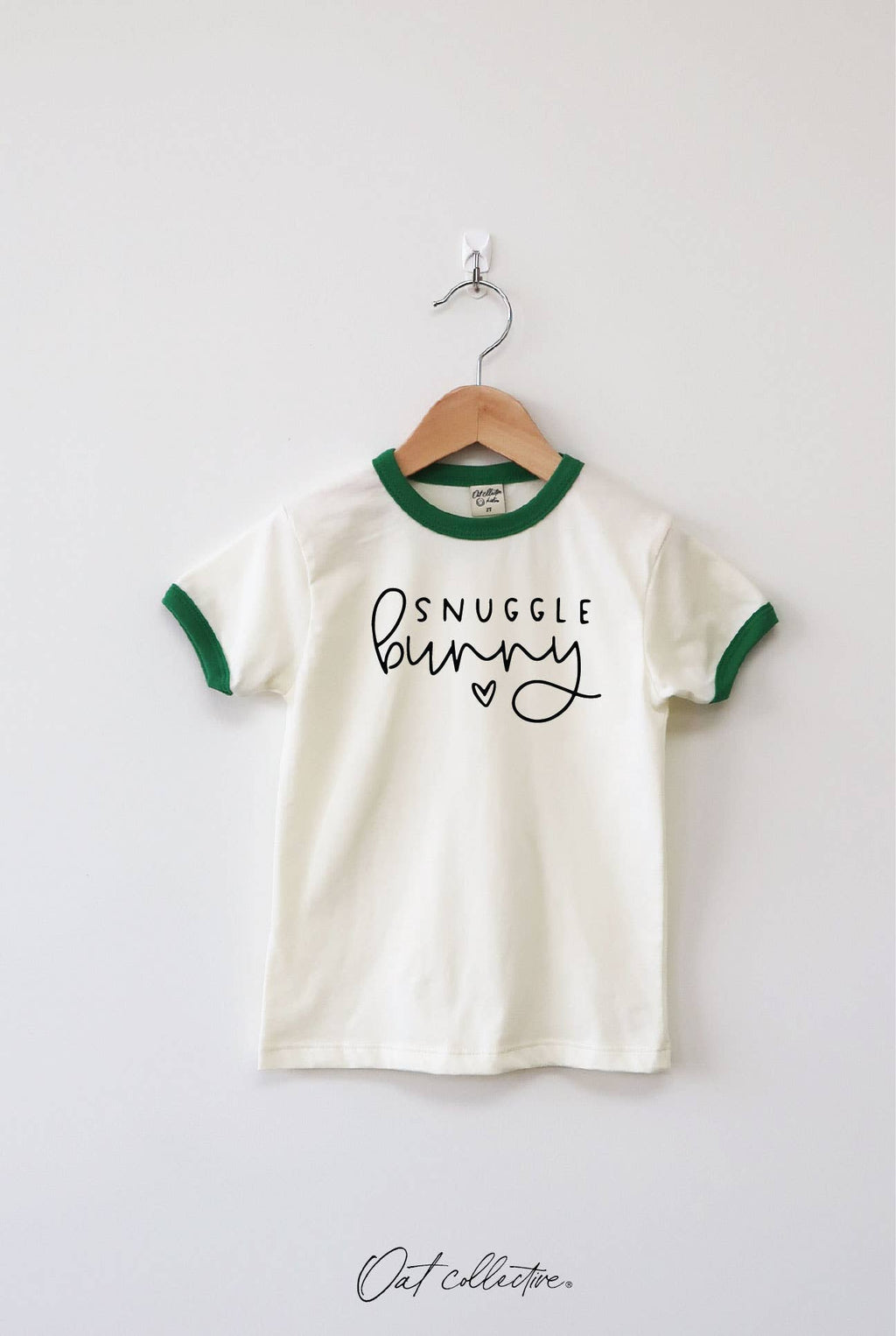 Snuggle Bunny Toddler Unisex Ringer Top - Adult & Kids T-Shirts, Sweatshirts & Hoodies apparel design preview 1