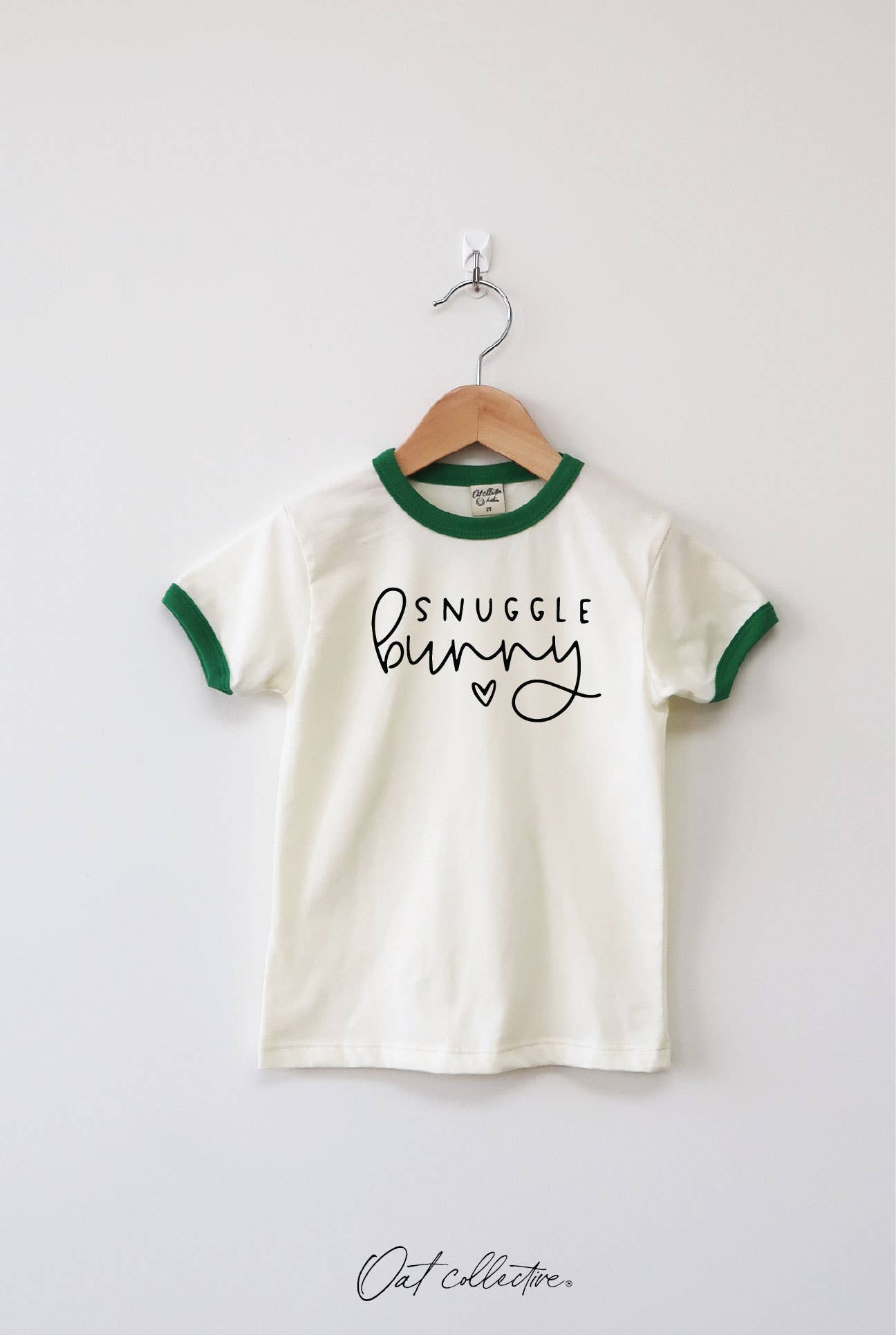 Snuggle Bunny Toddler Unisex Ringer Top - Adult & Kids T-Shirts, Sweatshirts & Hoodies apparel design preview 1