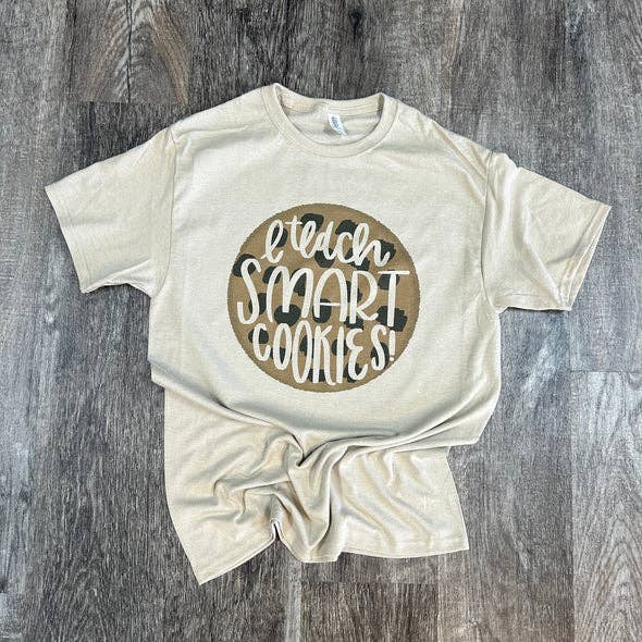 I Teach Smart Cookies! On Sand - Adult & Kids T-Shirts, Sweatshirts & Hoodies apparel design preview 1