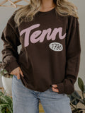 Tennessee 1796 Puff Ink Dark Brown - Adult & Kids T-Shirts, Sweatshirts & Hoodies apparel design preview 1