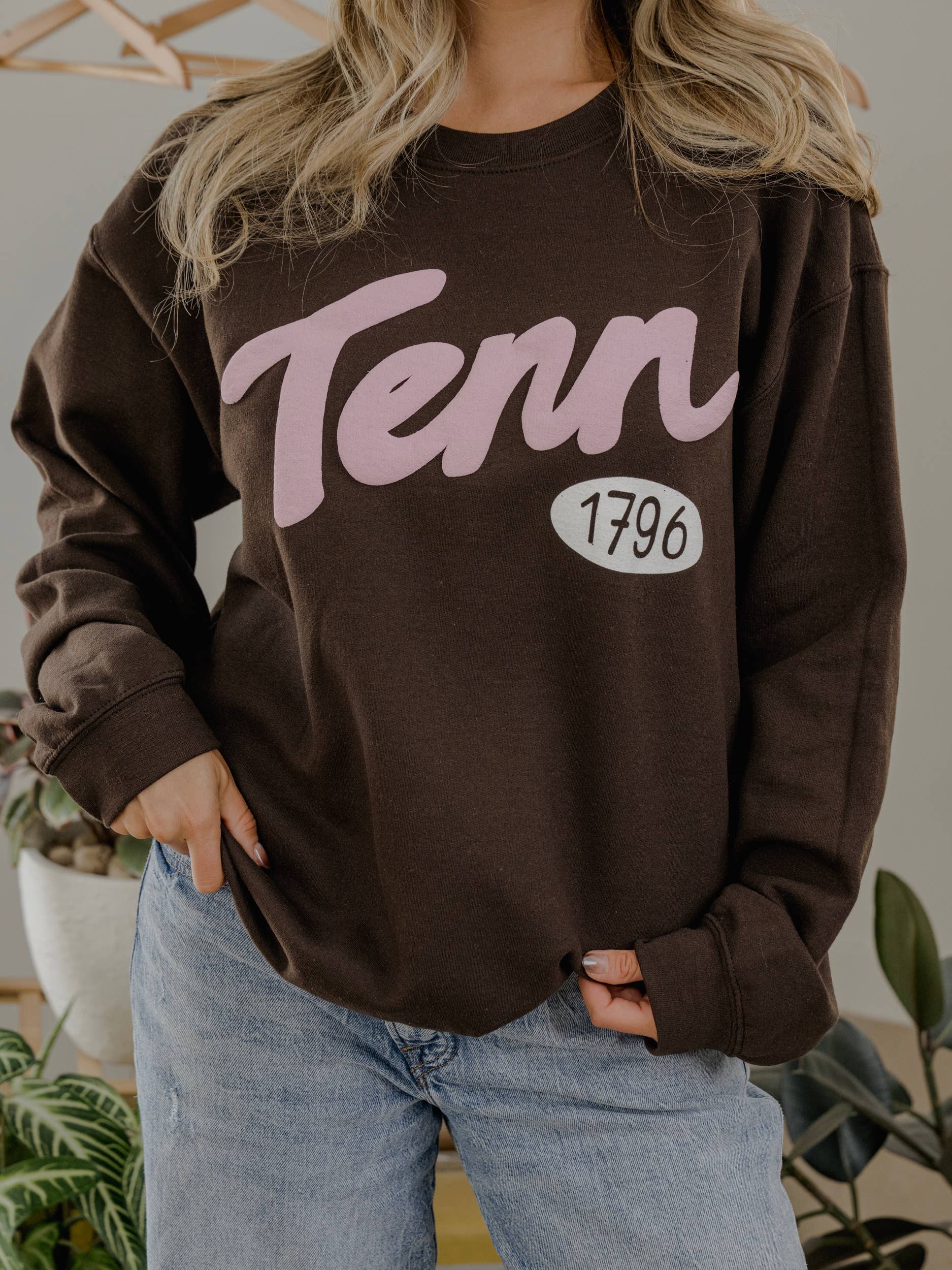 Tennessee 1796 Puff Ink Dark Brown - Adult & Kids T-Shirts, Sweatshirts & Hoodies apparel design preview 1