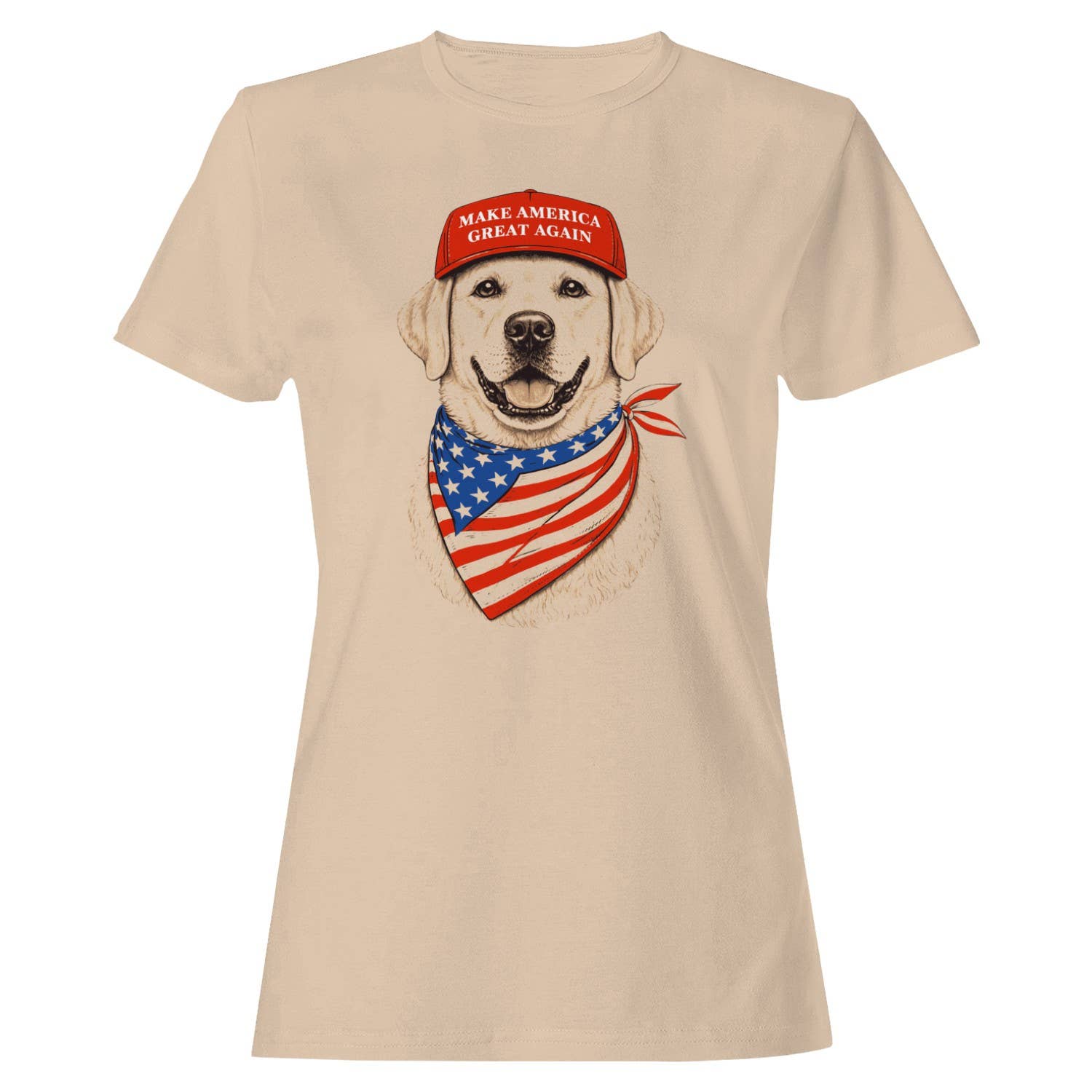 Make America Great Patriotic Dog Women's - Adult & Kids T-Shirts, Sweatshirts & Hoodies apparel design preview 1