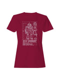 XR-55 "Cosmobuddy" Blueprint Design Women's - Adult & Kids T-Shirts, Sweatshirts & Hoodies apparel design preview 1