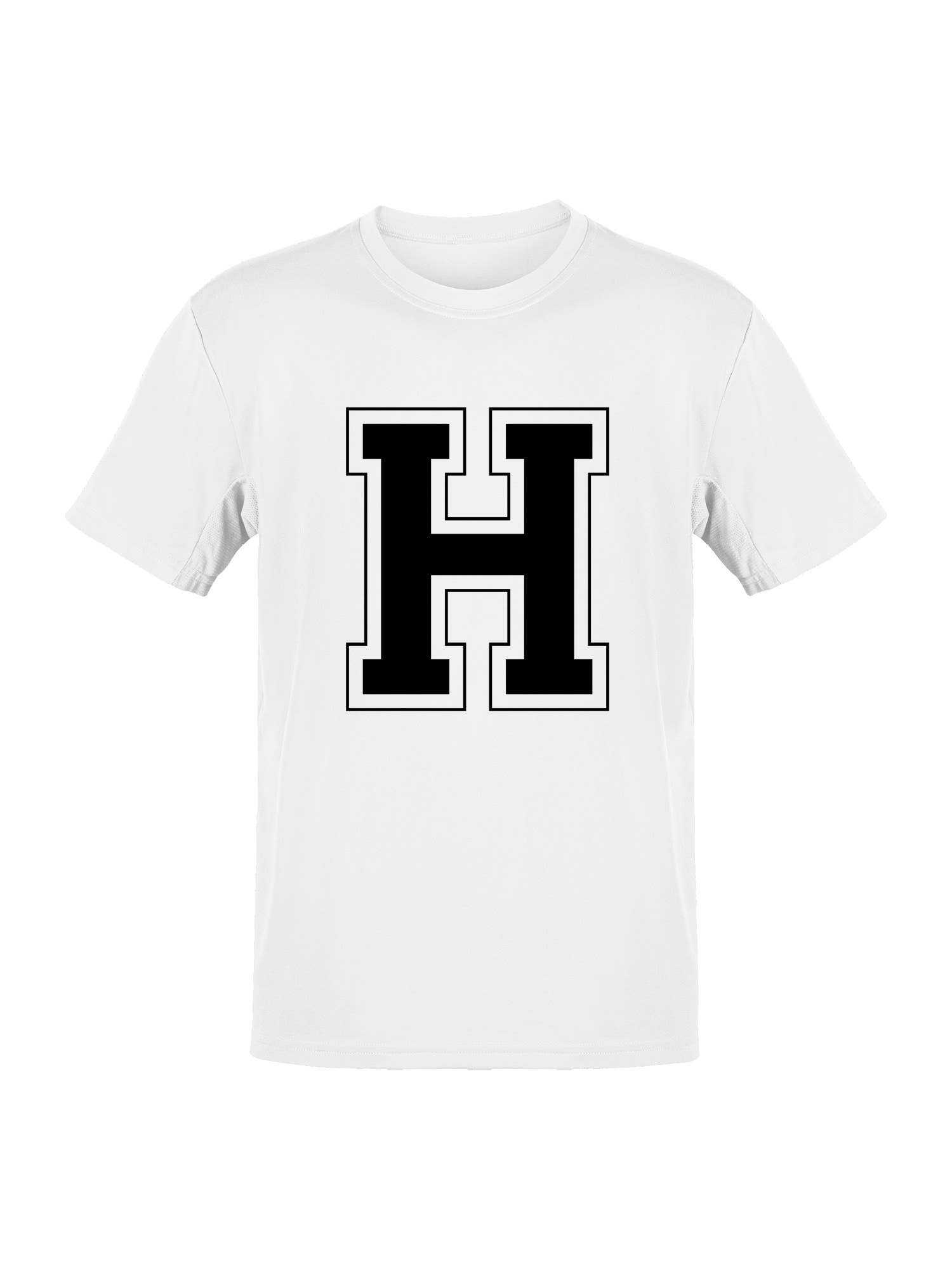 College Varsity Letter H Women's - Adult & Kids T-Shirts, Sweatshirts & Hoodies apparel design preview 1