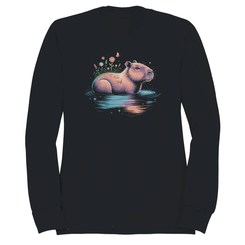 Mystical Capybara Art Women's - Adult & Kids T-Shirts, Sweatshirts & Hoodies apparel design preview 1