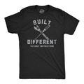 Built Different Without Instructions Men's - Adult & Kids T-Shirts, Sweatshirts & Hoodies apparel design preview 1
