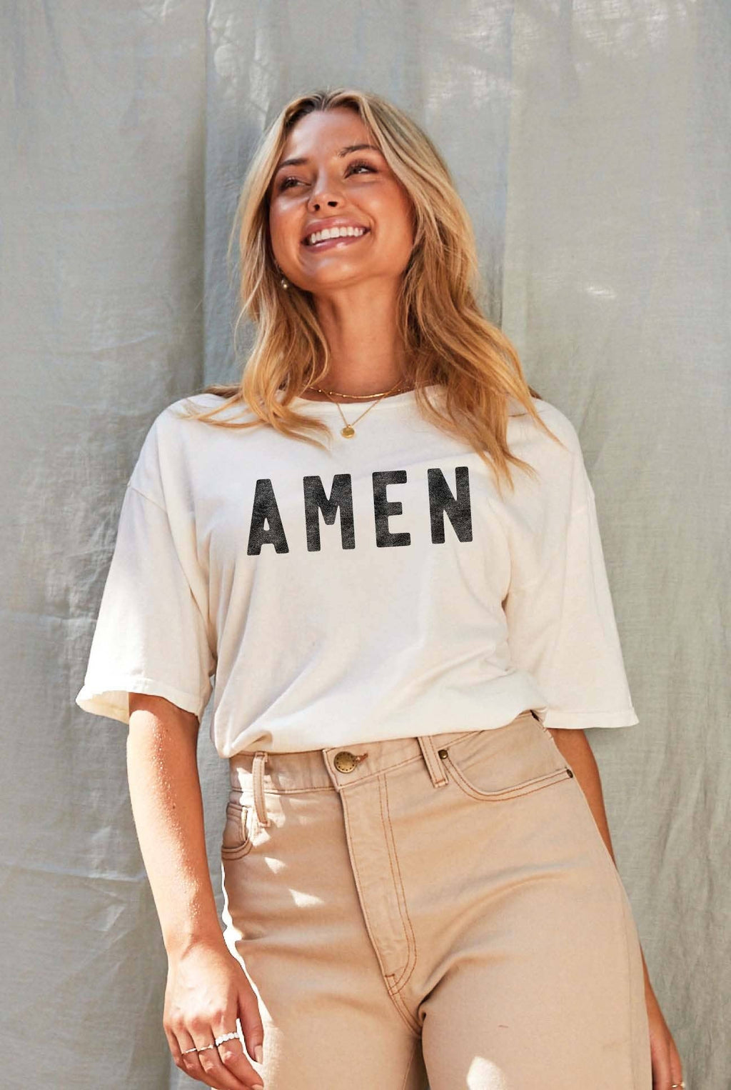 Amen Mineral Washed Graphic Top - Adult & Kids T-Shirts, Sweatshirts & Hoodies apparel design preview 1
