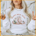 Happy New Year Western Graphic - Adult & Kids T-Shirts, Sweatshirts & Hoodies apparel design preview 1