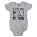 If You Think I'M Cute Should See My Aunt Baby - Adult & Kids T-Shirts, Sweatshirts & Hoodies apparel design preview 1