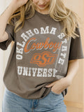 Oklahoma State Osu Cowboys Draft Charcoal Thrifted - Adult & Kids T-Shirts, Sweatshirts & Hoodies apparel design preview 1