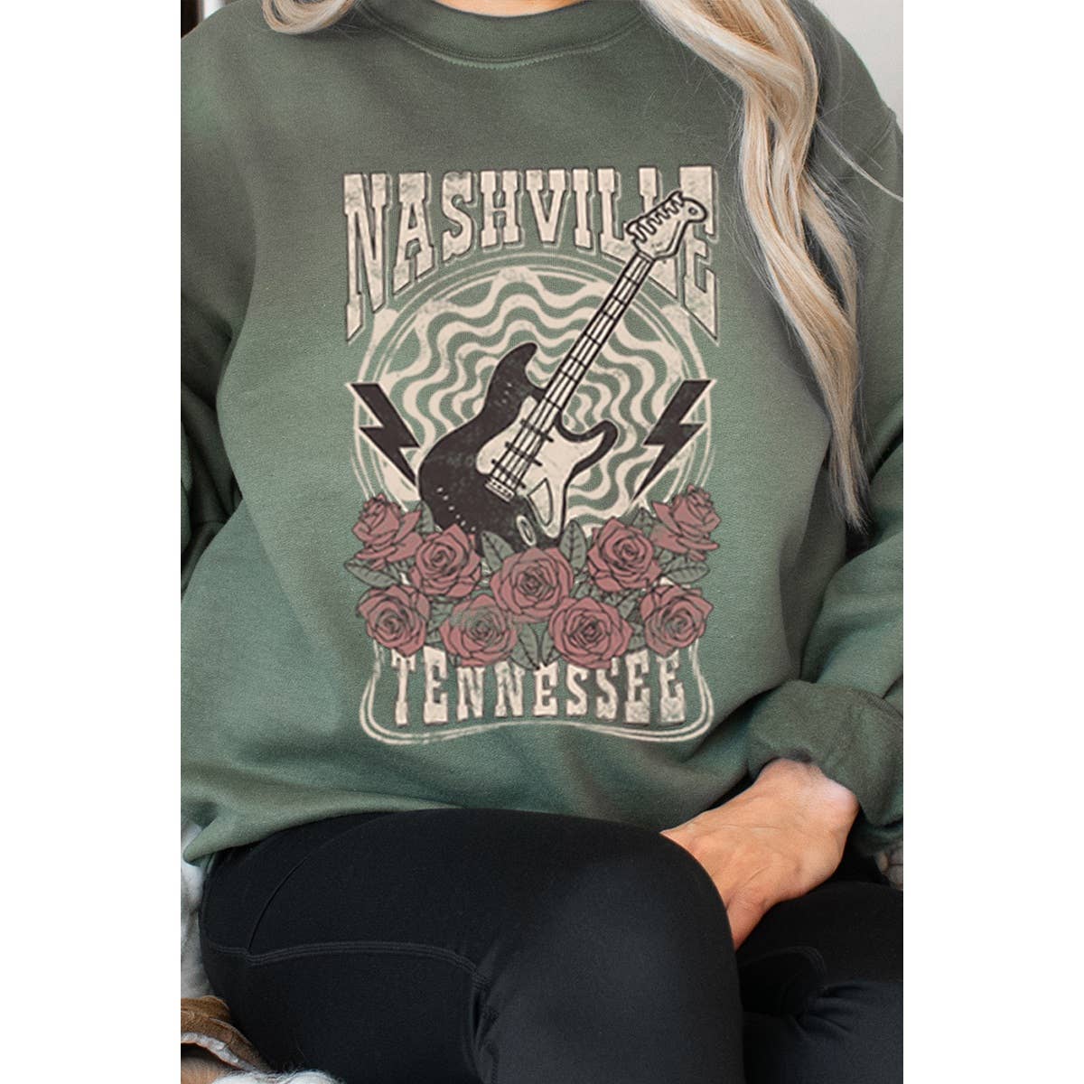 Nashville Tennessee Vintage Graphic - Adult & Kids T-Shirts, Sweatshirts & Hoodies apparel design preview 1