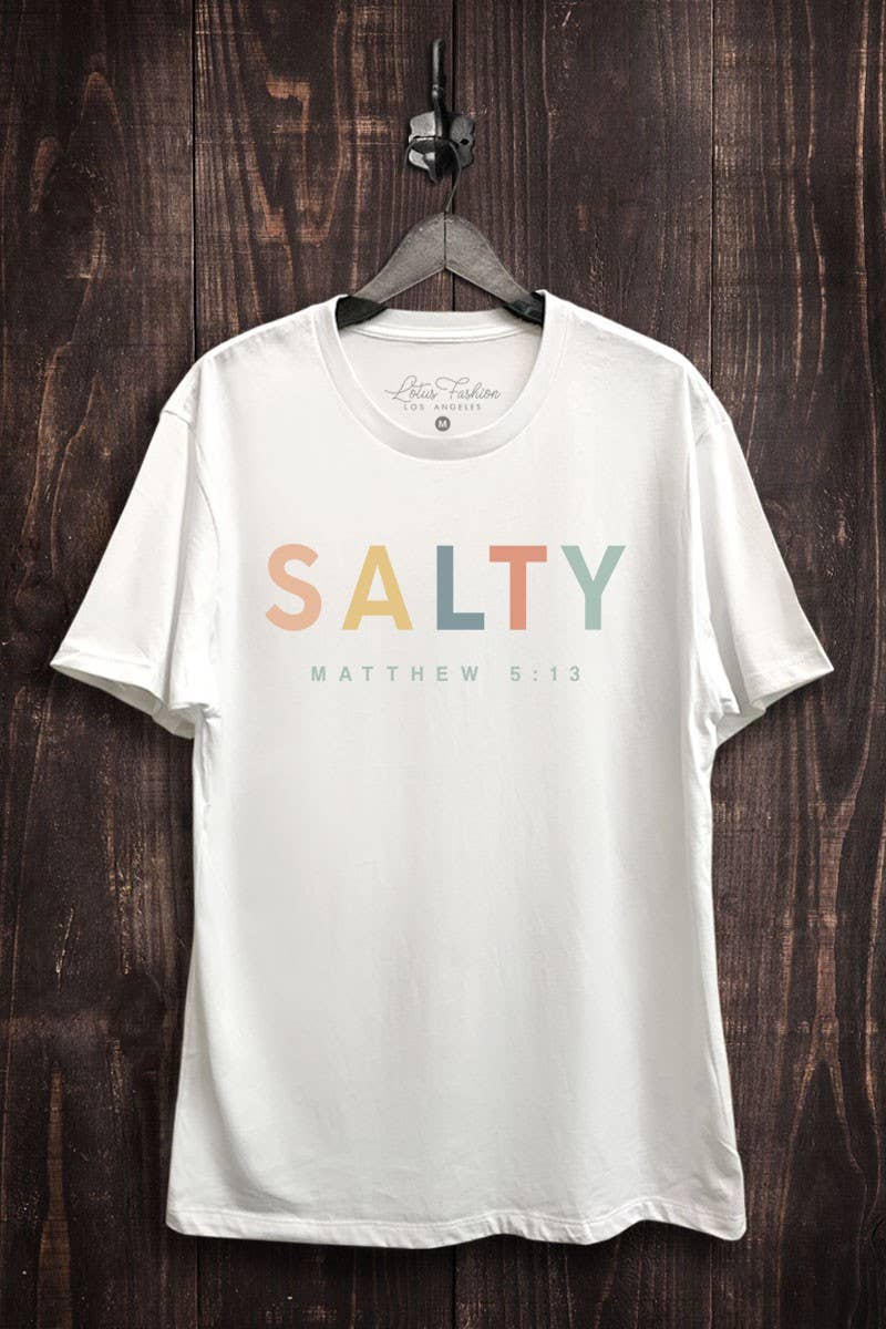 Salty Bible Verse Graphic Top - Adult & Kids T-Shirts, Sweatshirts & Hoodies apparel design preview 1