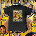 Tyrese Haliburton Vintage Indiana Basketball Fan - Adult & Kids T-Shirts, Sweatshirts & Hoodies apparel design preview 1