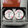 Caffeine and Chaos Car Coasters - Adult & Kids T-Shirts, Sweatshirts & Hoodies apparel design preview 1