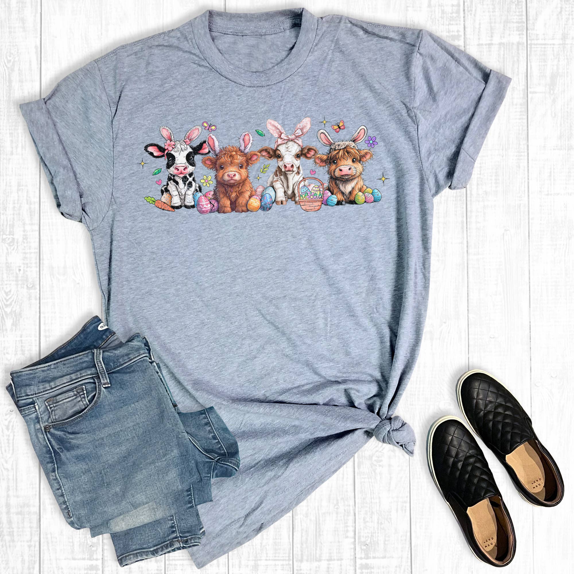 Western Easter Animals Graphic - Adult & Kids T-Shirts, Sweatshirts & Hoodies apparel design preview 1