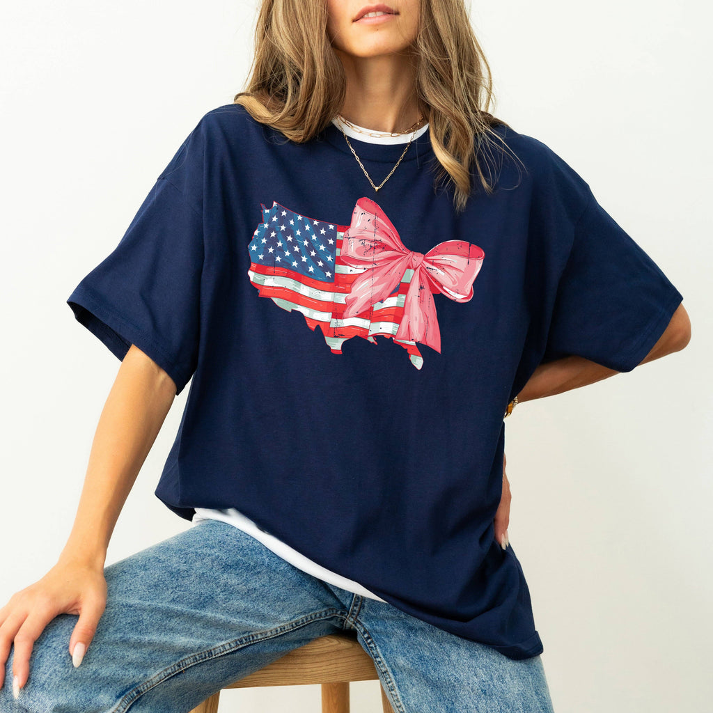 American Flag Retro Vintage Independence Day - Adult & Kids T-Shirts, Sweatshirts & Hoodies apparel design preview 1
