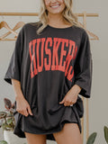 Nebraska Corn Huskers Tall Boy Smoke One Size - Adult & Kids T-Shirts, Sweatshirts & Hoodies apparel design preview 1