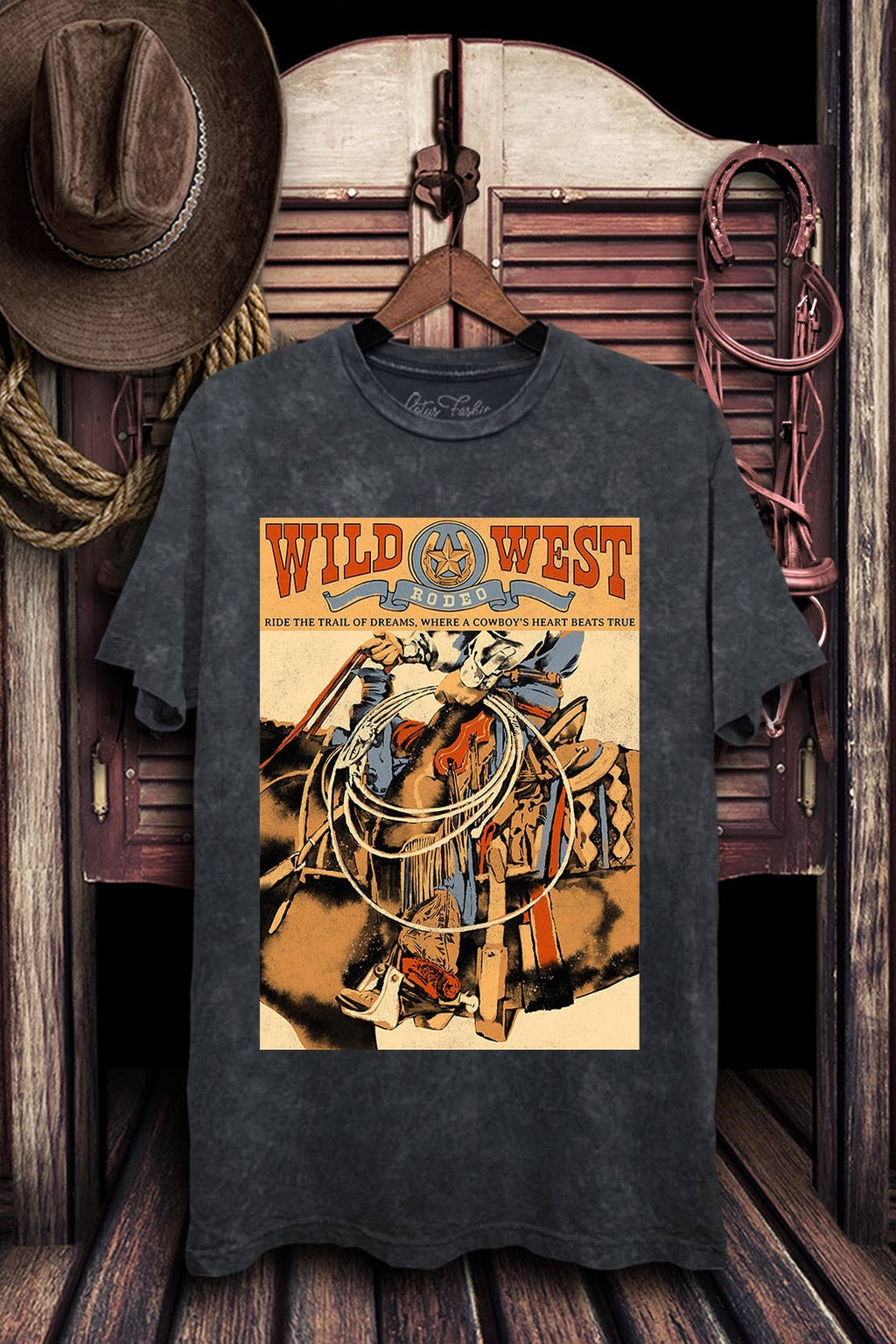 Wild West Cowboys Graphic Top - Adult & Kids T-Shirts, Sweatshirts & Hoodies apparel design preview 1