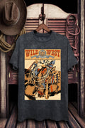 Wild West Cowboys Graphic Top - Adult & Kids T-Shirts, Sweatshirts & Hoodies apparel design preview 1