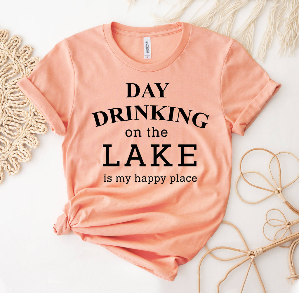 Day Drinking On the Lake - Adult & Kids T-Shirts, Sweatshirts & Hoodies apparel design preview 1