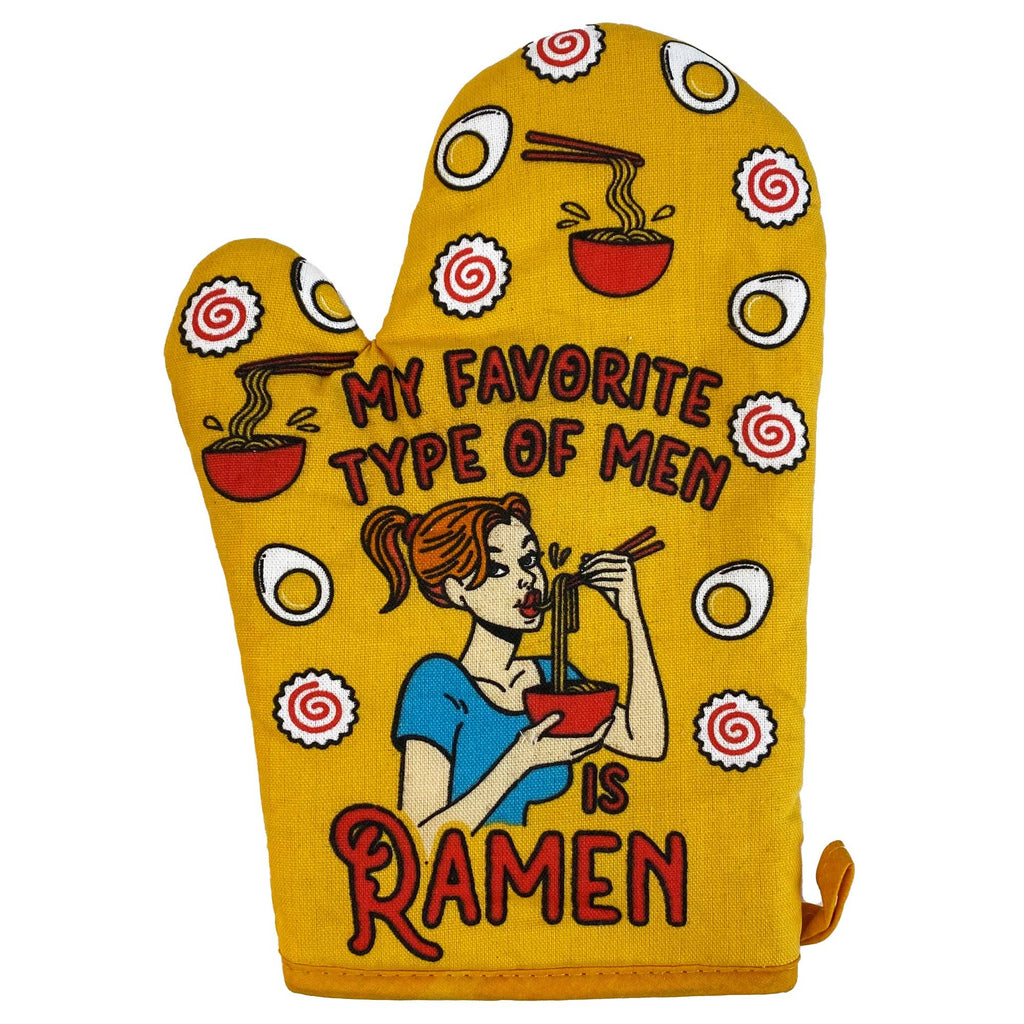 My Favorite Type of Men Is Ramen Bakeware - Adult & Kids T-Shirts, Sweatshirts & Hoodies apparel design preview 1