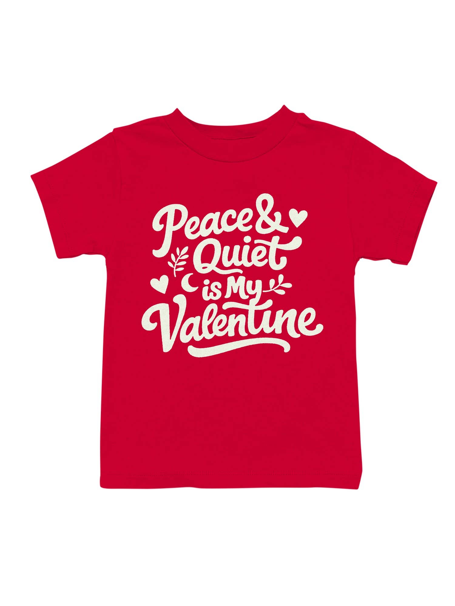 Peace Quiet Valentine Art Youth's - Adult & Kids T-Shirts, Sweatshirts & Hoodies apparel design preview 1