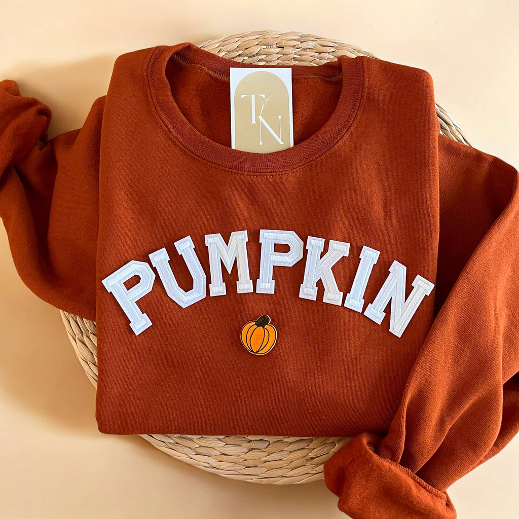 Pumpkin Crewneck Fall For Women - Adult & Kids T-Shirts, Sweatshirts & Hoodies apparel design preview 1