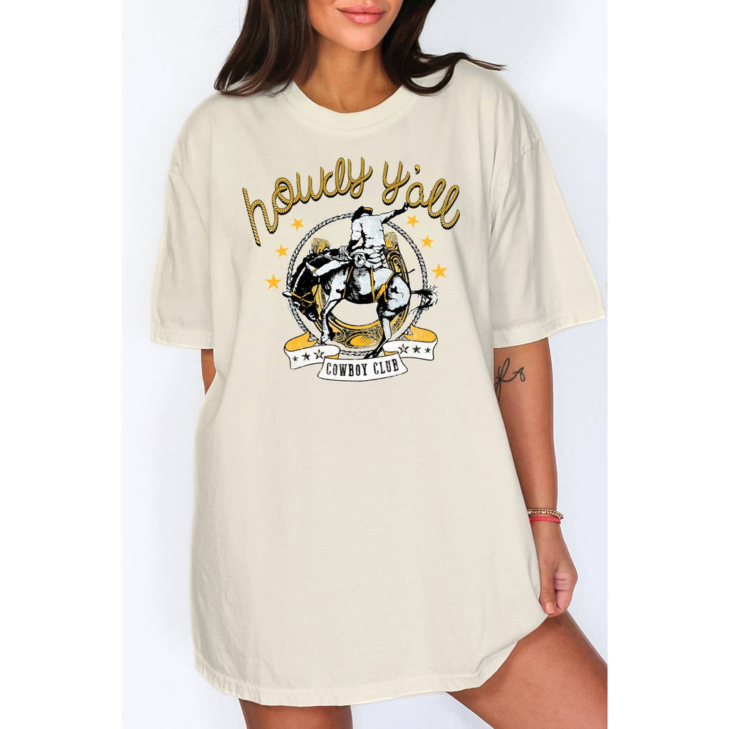 Howdy Yall Oversized - Adult & Kids T-Shirts, Sweatshirts & Hoodies apparel design preview 1