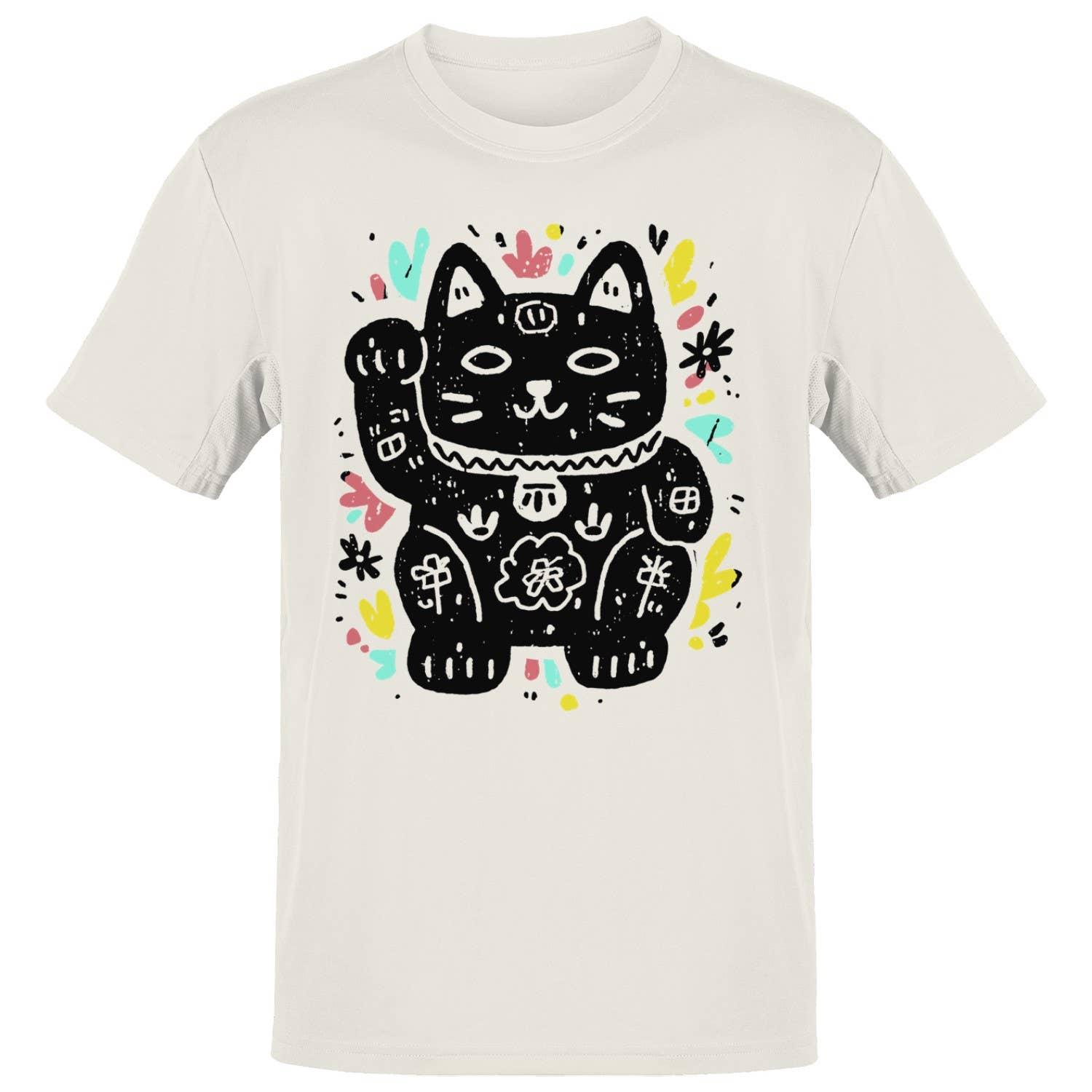 Lucky Maneki Neko Cat Men's - Adult & Kids T-Shirts, Sweatshirts & Hoodies apparel design preview 1